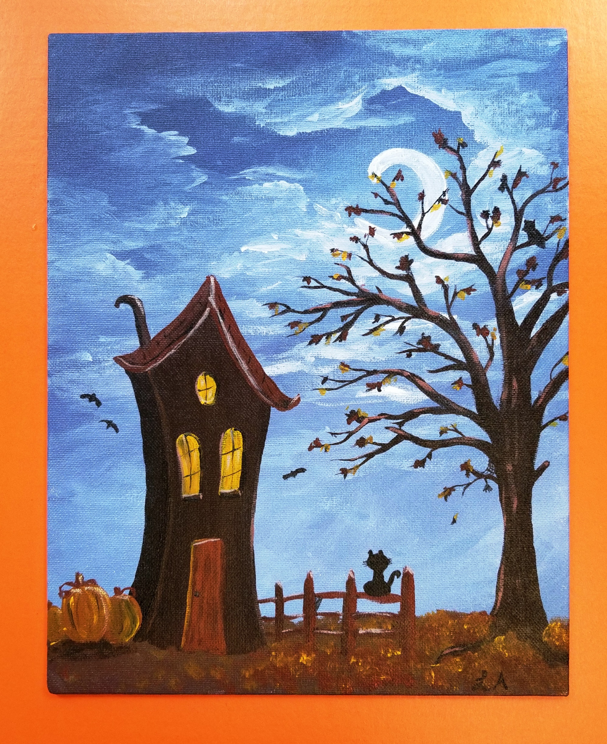 Halloween Canvas Painting | Charles H. MacNider Art Museum