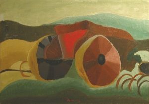 Arthur Dove, The Clay Wagon, oil on canvas, 1935