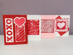 VALENTINE PRINT AND STAMP <i> Ages 5+ </i>