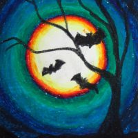 <strong>SPOOKY OIL PASTELS </strong> <i>Ages 8+</i>